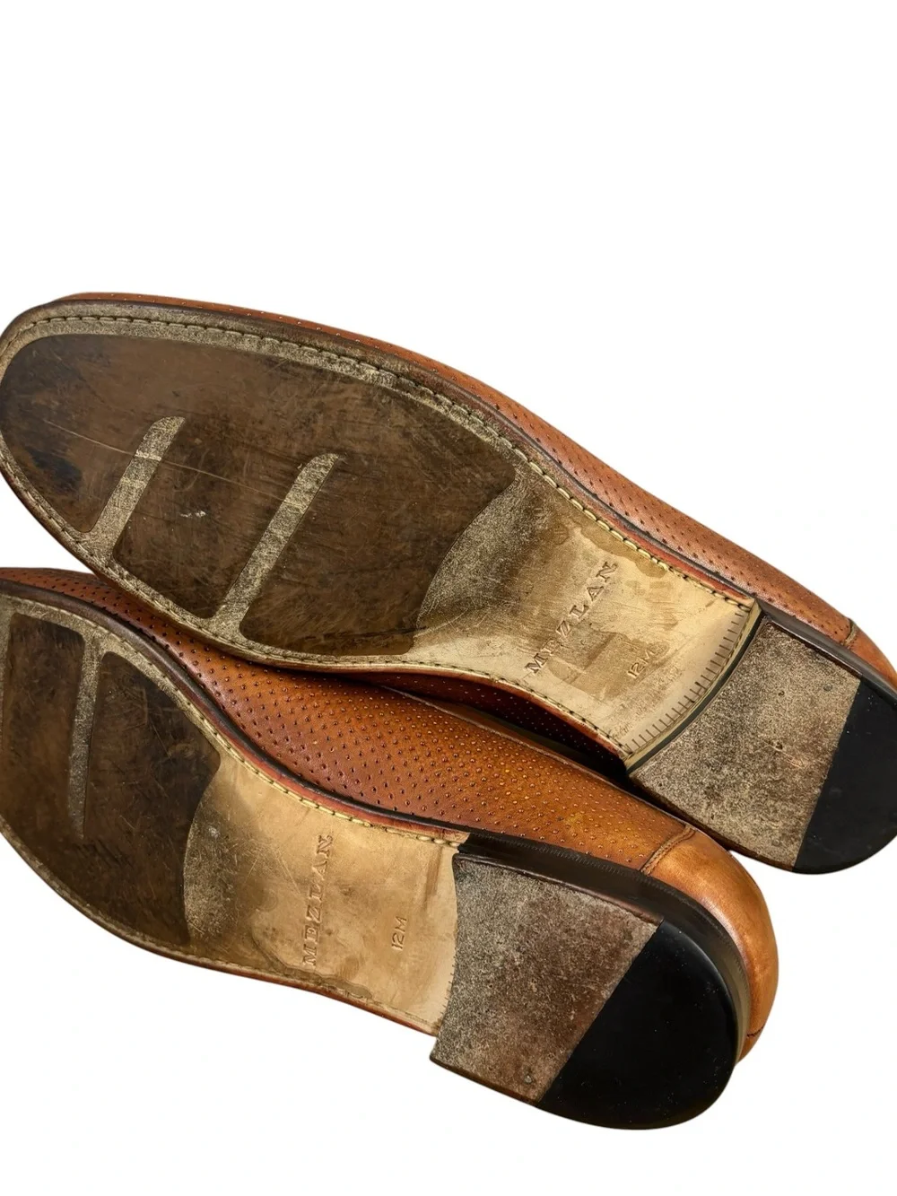 Mezlan horsebit Loafers shoes brown leather men’s size 12 M